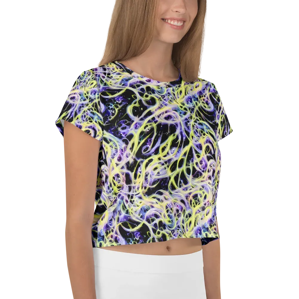 Galactic Liquefaction on Crop Tee — Right