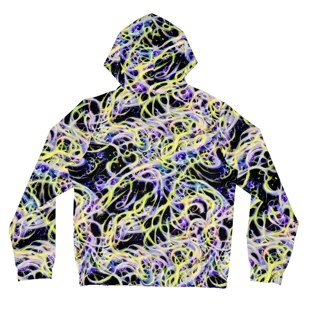 Galactic Liquefaction on Women's Full-Zip Hoodie — Back