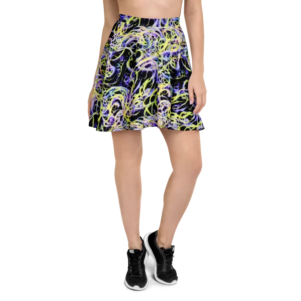 Galactic Liquefaction on Skater Skirt — Front