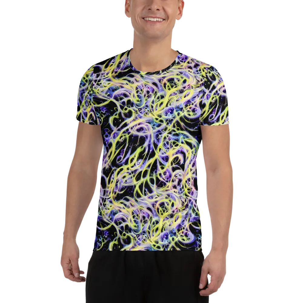 Galactic Liquefaction on Men's Athletic T-Shirt — Front