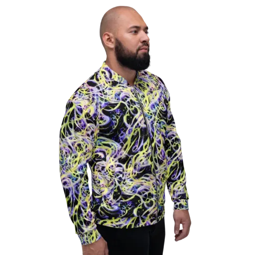 Galactic Liquefaction on a Bomber Jacket