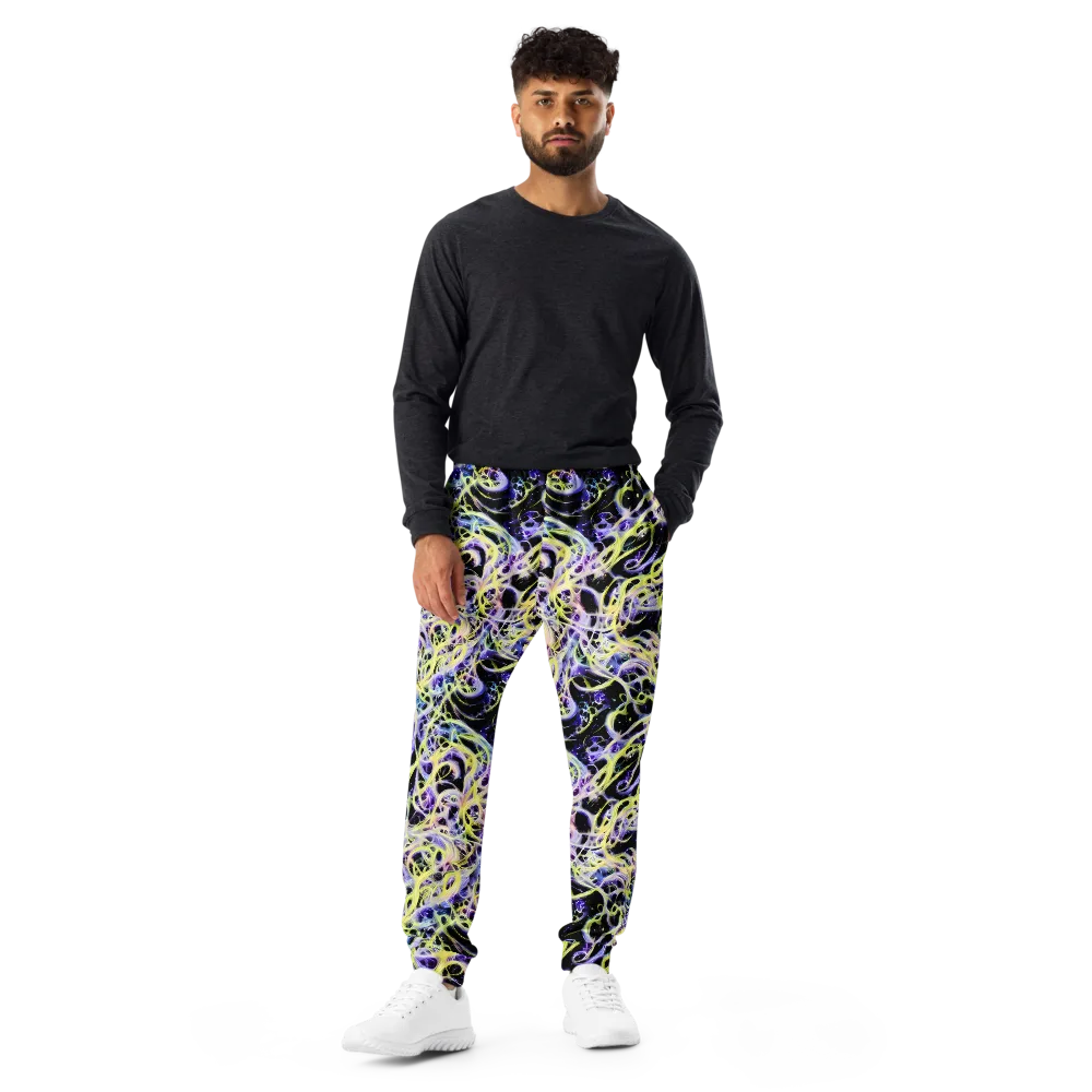 Galactic Liquefaction on Men's Joggers — Front