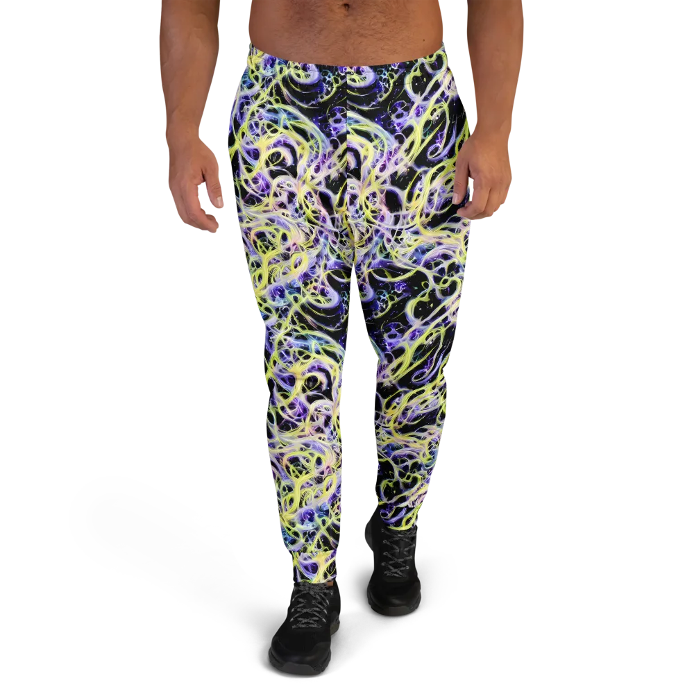 Galactic Liquefaction on Men's Joggers — Front