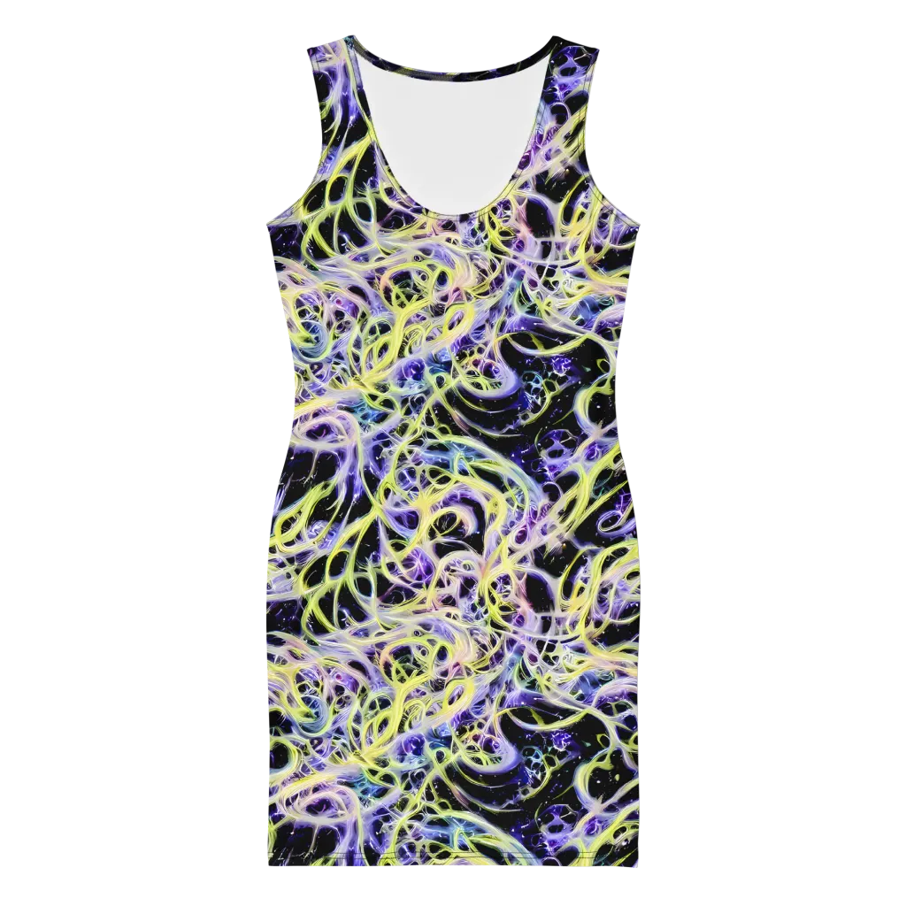 Galactic Liquefaction on Bodycon Dress — Front
