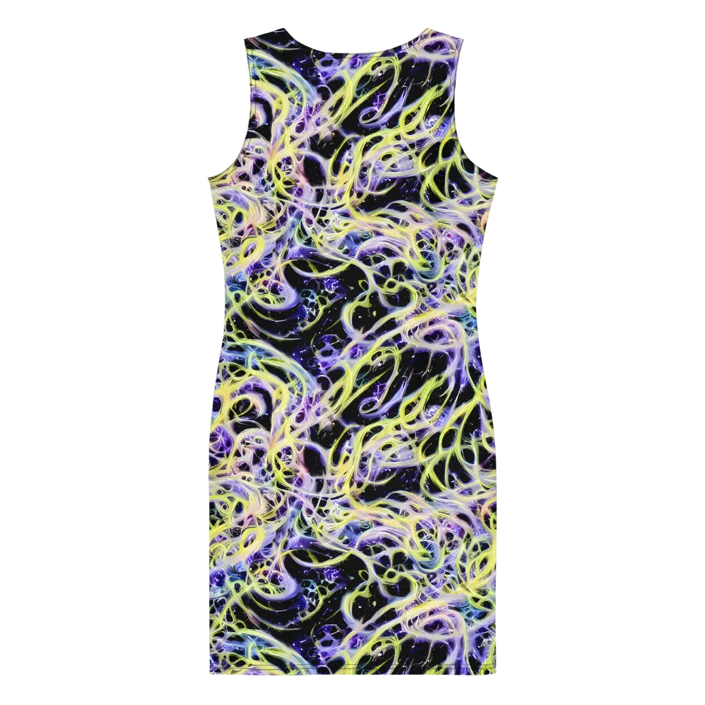 Galactic Liquefaction on Bodycon Dress — Back