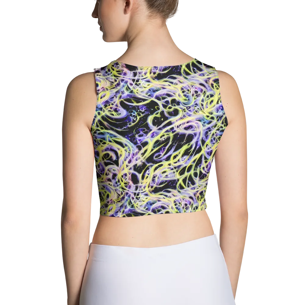 Galactic Liquefaction on Crop Top — Back