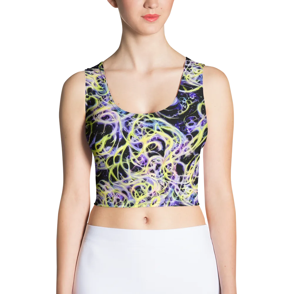 Galactic Liquefaction on Crop Top — Front