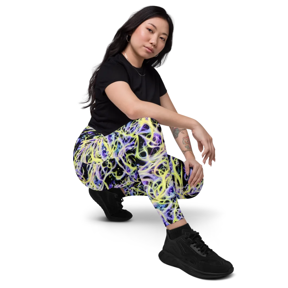 Galactic Liquefaction on Leggings with Pockets — Right Front