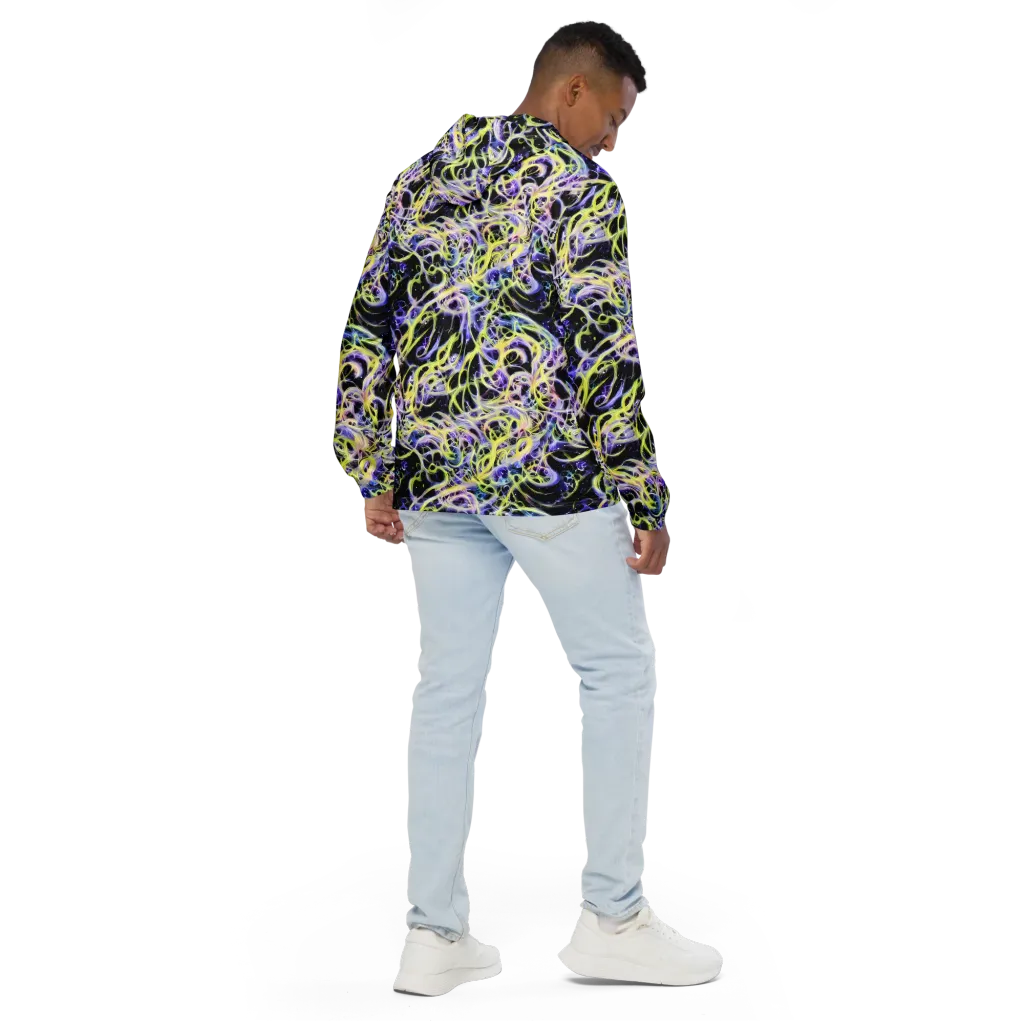 Galactic Liquefaction on Men's Windbreaker — Back