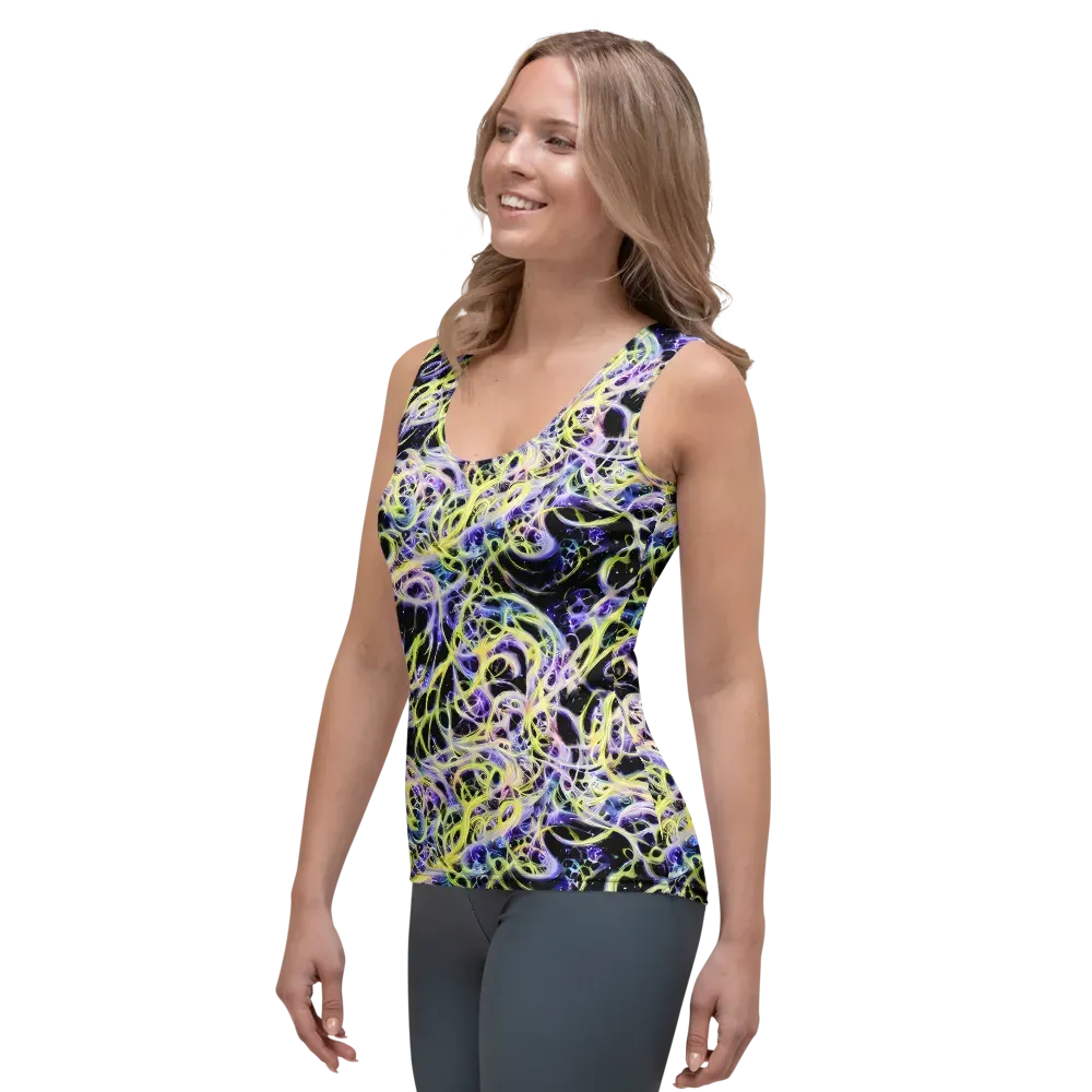 Galactic Liquefaction on Women's Tank Top — Left Front