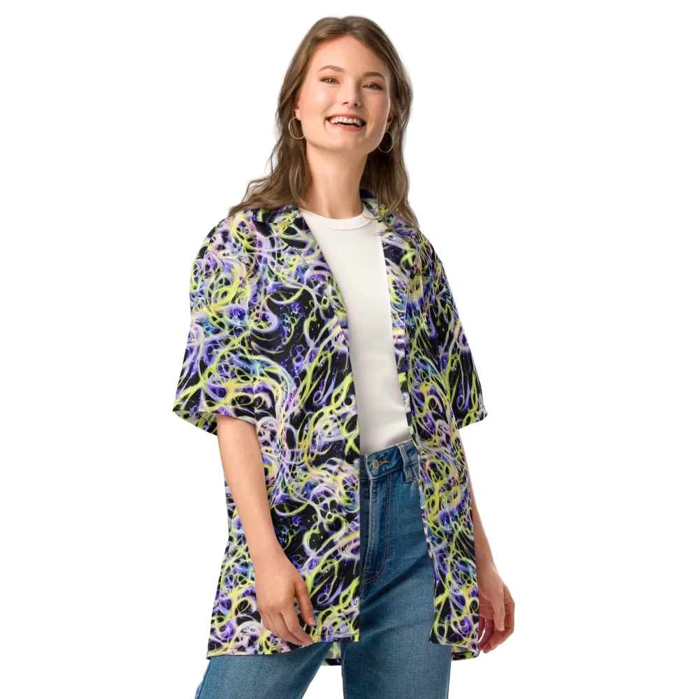 Galactic Liquefaction on Button Shirt — Front