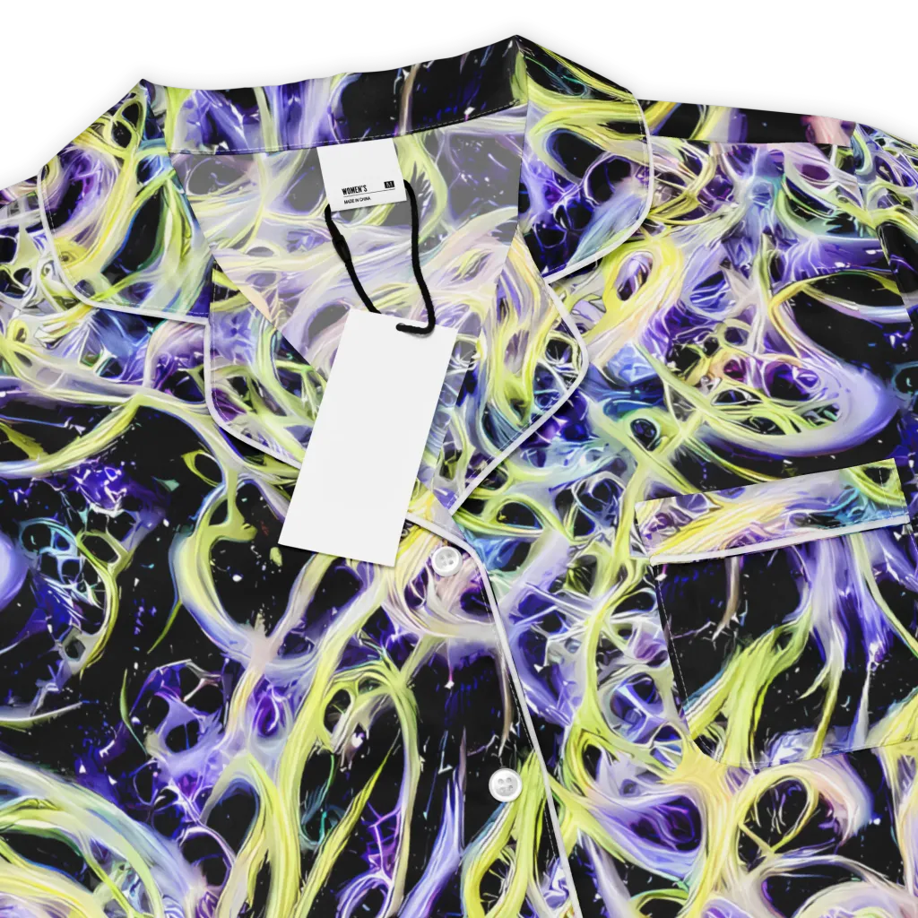Galactic Liquefaction on Women's Short Sleeve Pajama Top — Product details
