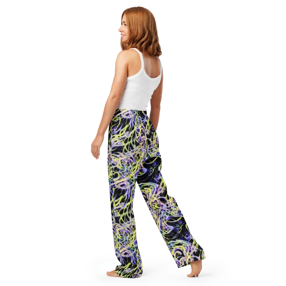 Galactic Liquefaction on Women's Pajama Pants — Back