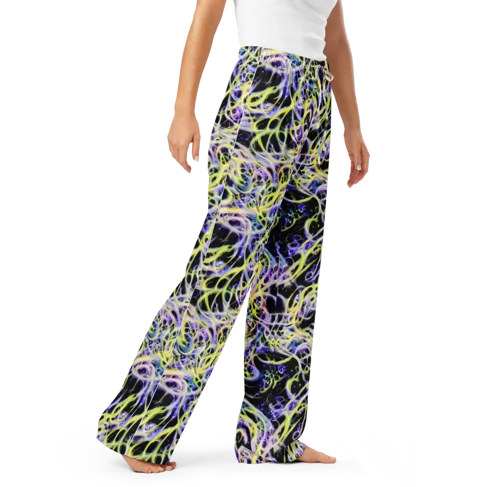 Galactic Liquefaction on Women's Pajama Pants — Right Front