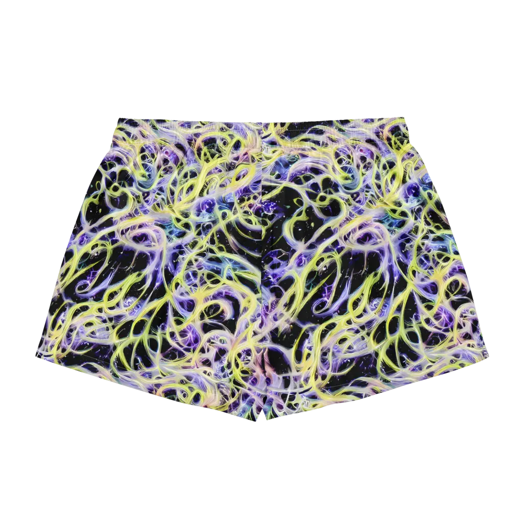 Galactic Liquefaction on Women's Pajama Shorts — Back