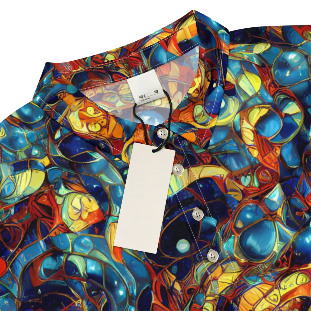Sapphire Frenzy on Men's Slim Fit Polo Shirt — Product details