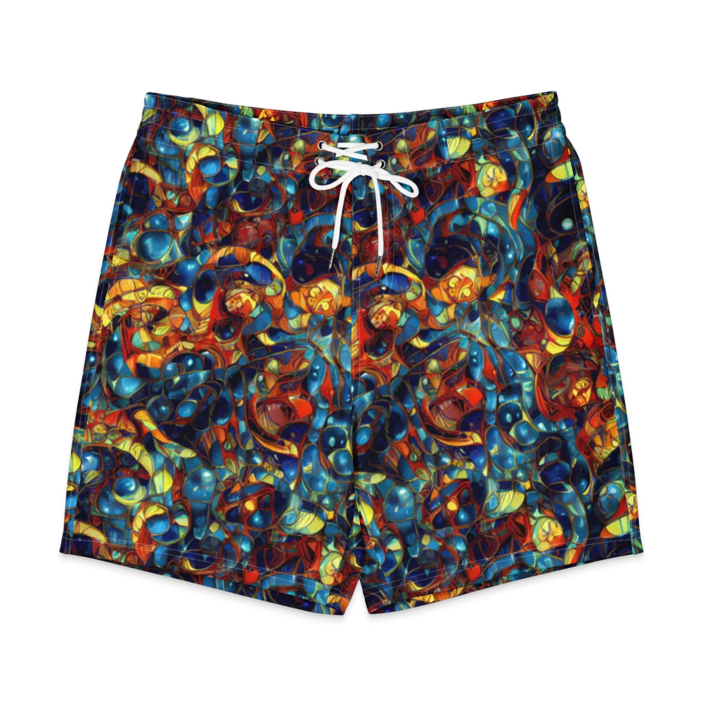 Sapphire Frenzy on Men's Board Shorts — Front