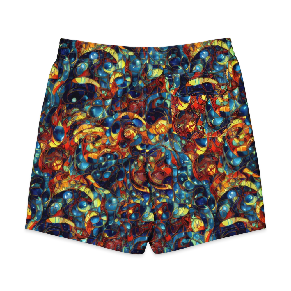 Sapphire Frenzy on Men's Board Shorts — Back