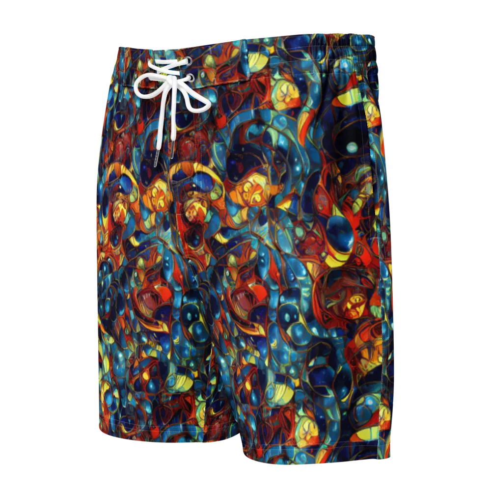 Sapphire Frenzy on Men's Board Shorts — Front