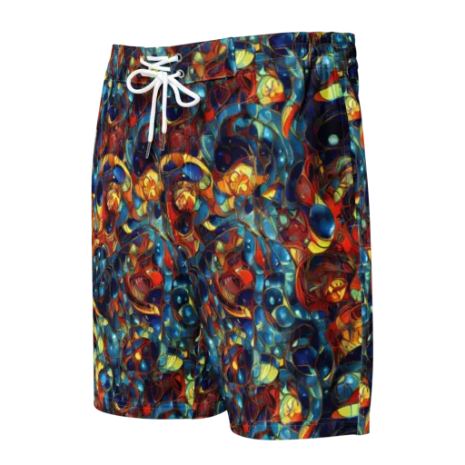 Sapphire Frenzy on a Men's Board Shorts