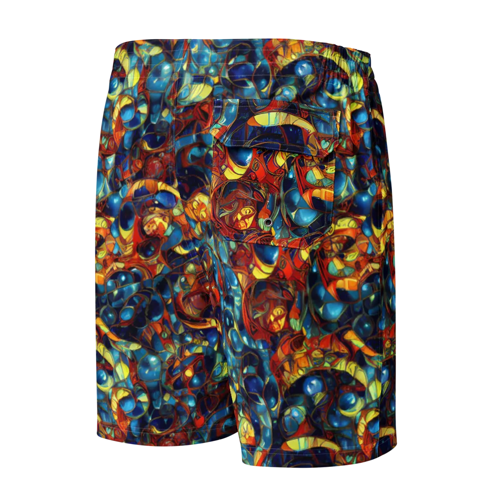 Sapphire Frenzy on Men's Board Shorts — Back