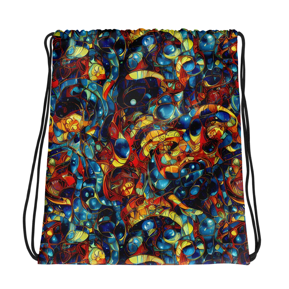 Sapphire Frenzy on Drawstring Bag — Photo