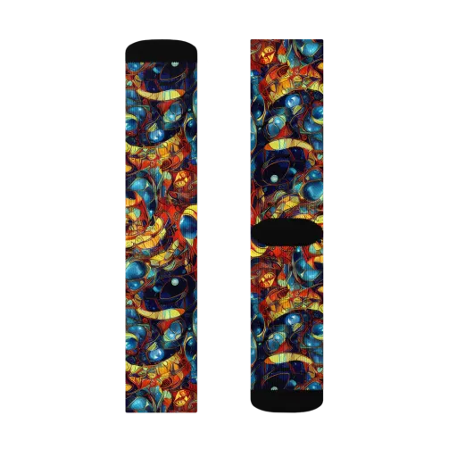 Sapphire Frenzy on a Socks