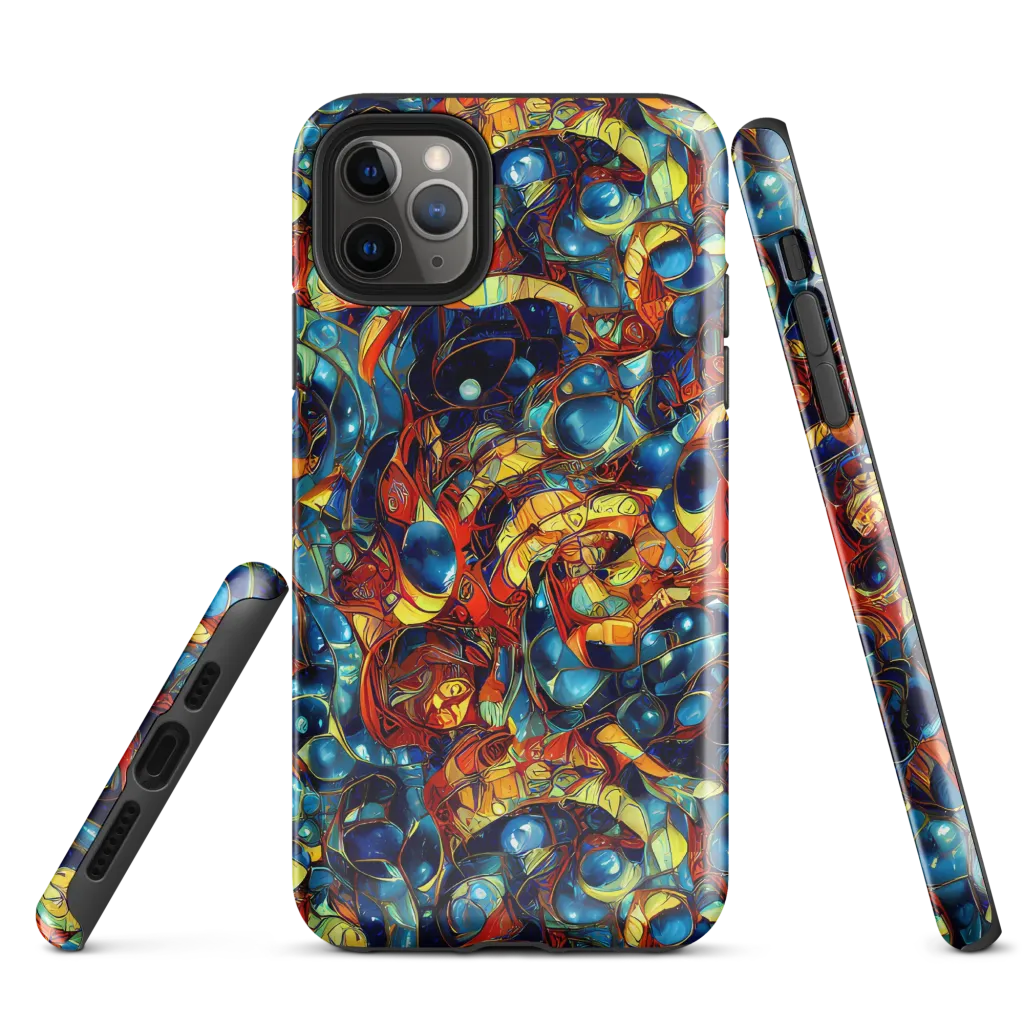 Sapphire Frenzy on Tough Case for iPhone® — Front