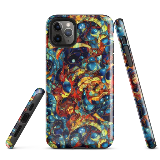 Sapphire Frenzy on a Tough Case for iPhone®