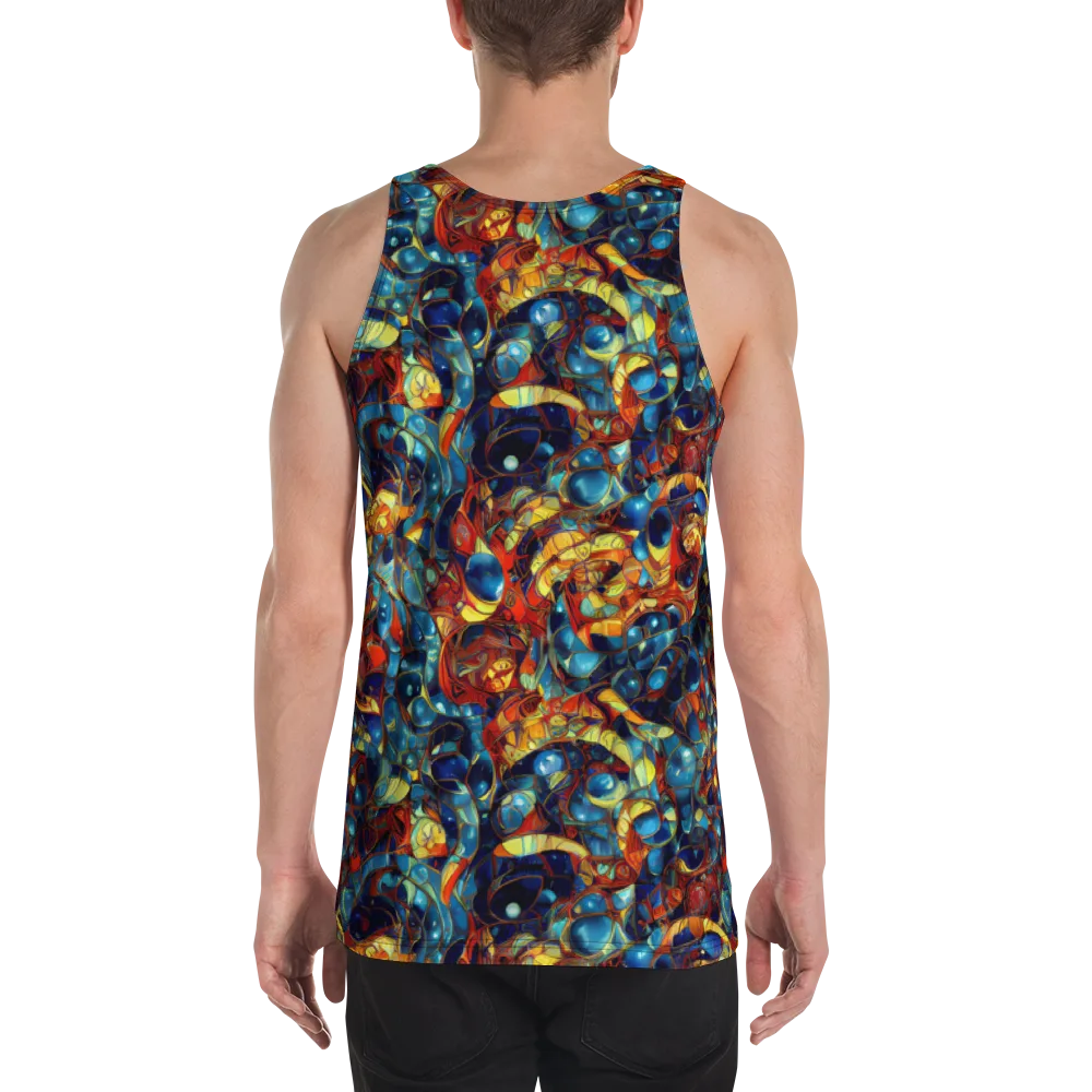 Sapphire Frenzy on Men's Tank Top — Back