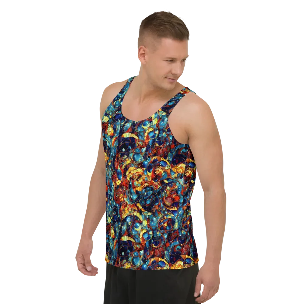 Sapphire Frenzy on Men's Tank Top — Left Front