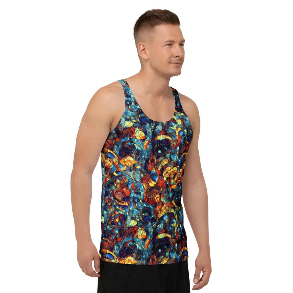 Sapphire Frenzy on Men's Tank Top — Right Front