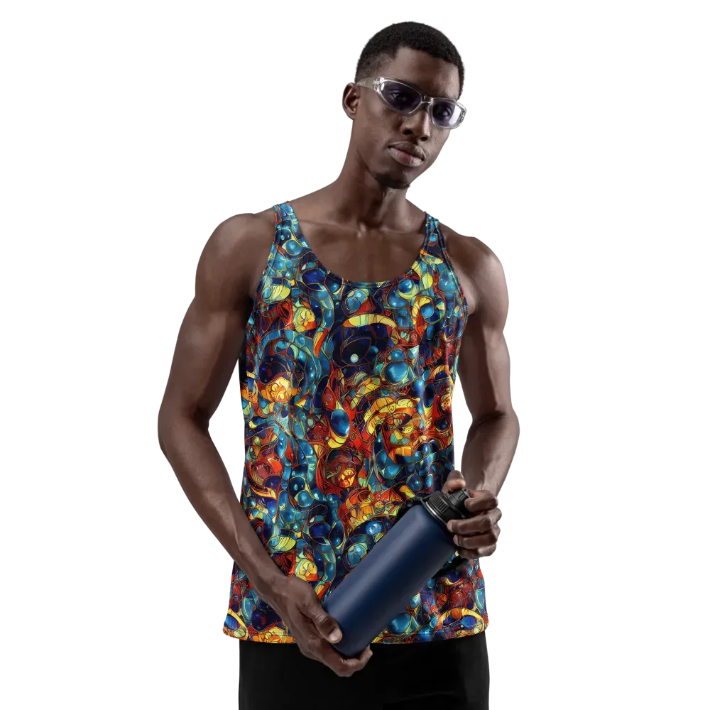 Sapphire Frenzy on Men's Tank Top — Front