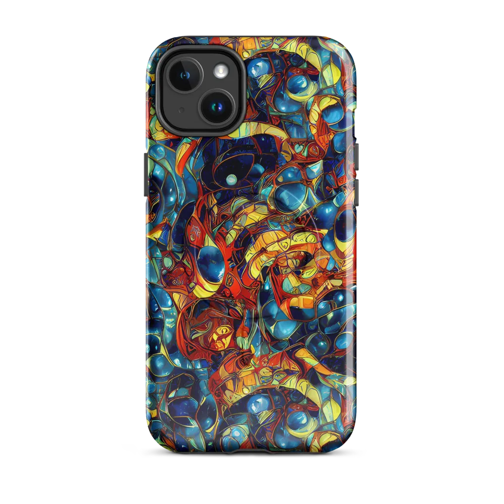 Sapphire Frenzy on MagSafe Tough Case for iPhone® — Front