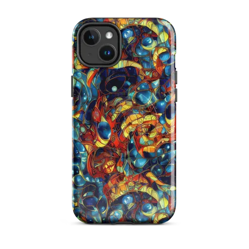 Sapphire Frenzy on a MagSafe Tough Case for iPhone®