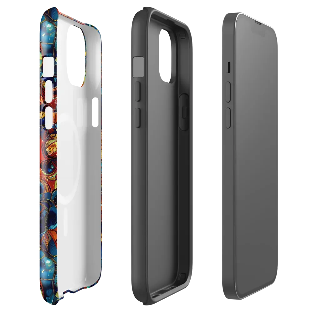 Sapphire Frenzy on MagSafe Tough Case for iPhone® — Front