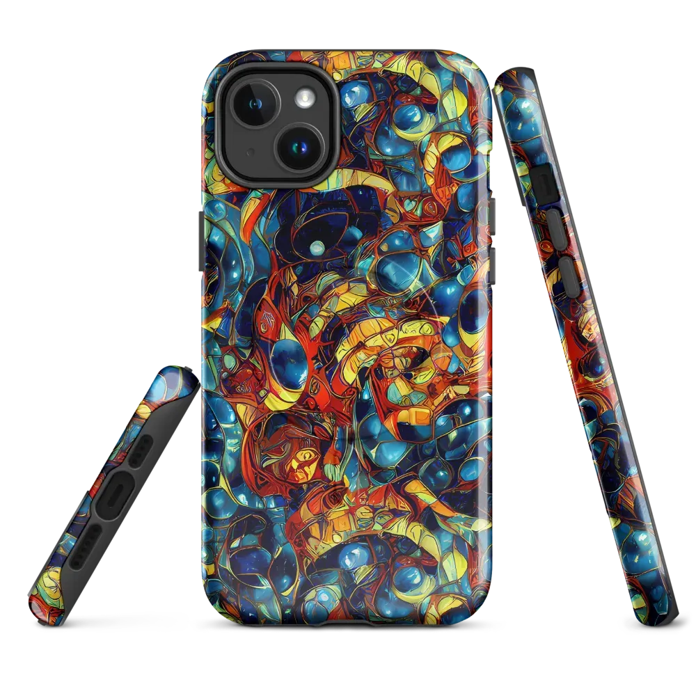 Sapphire Frenzy on MagSafe Tough Case for iPhone® — Front