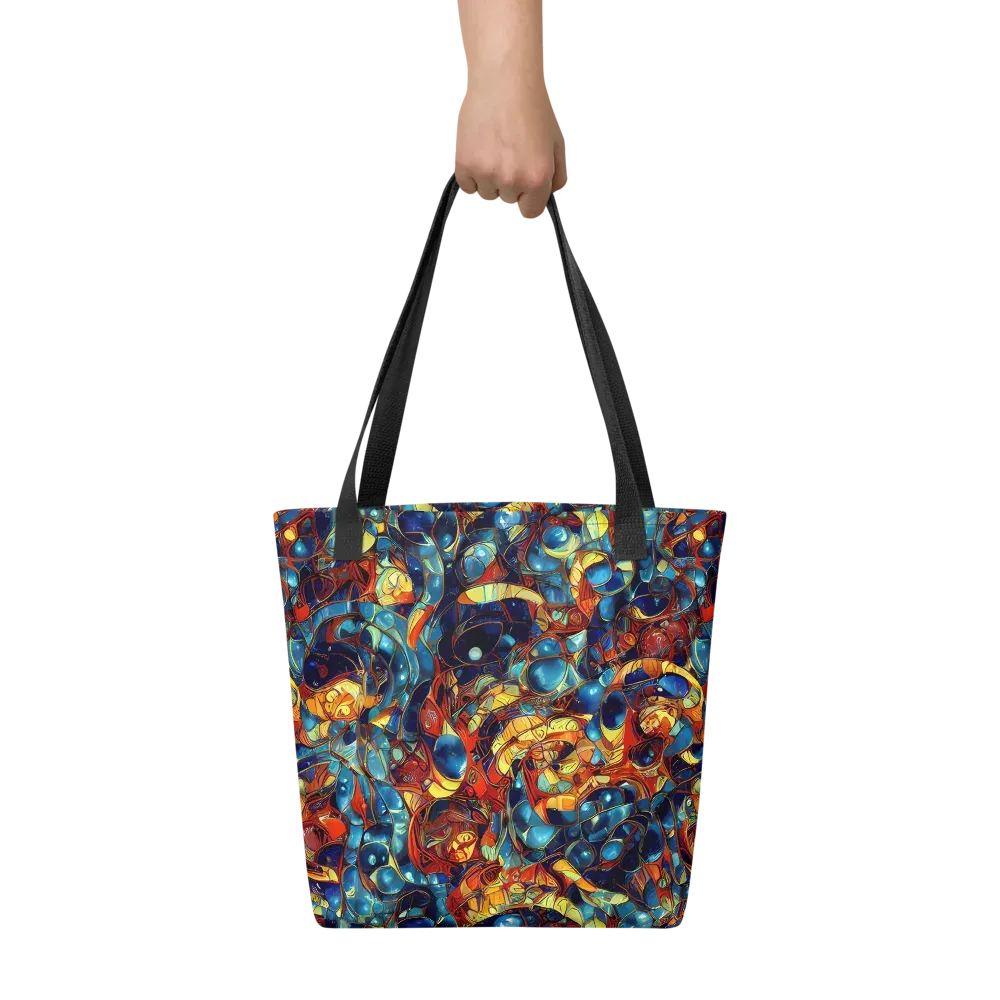 Sapphire Frenzy on Tote Bag — Front