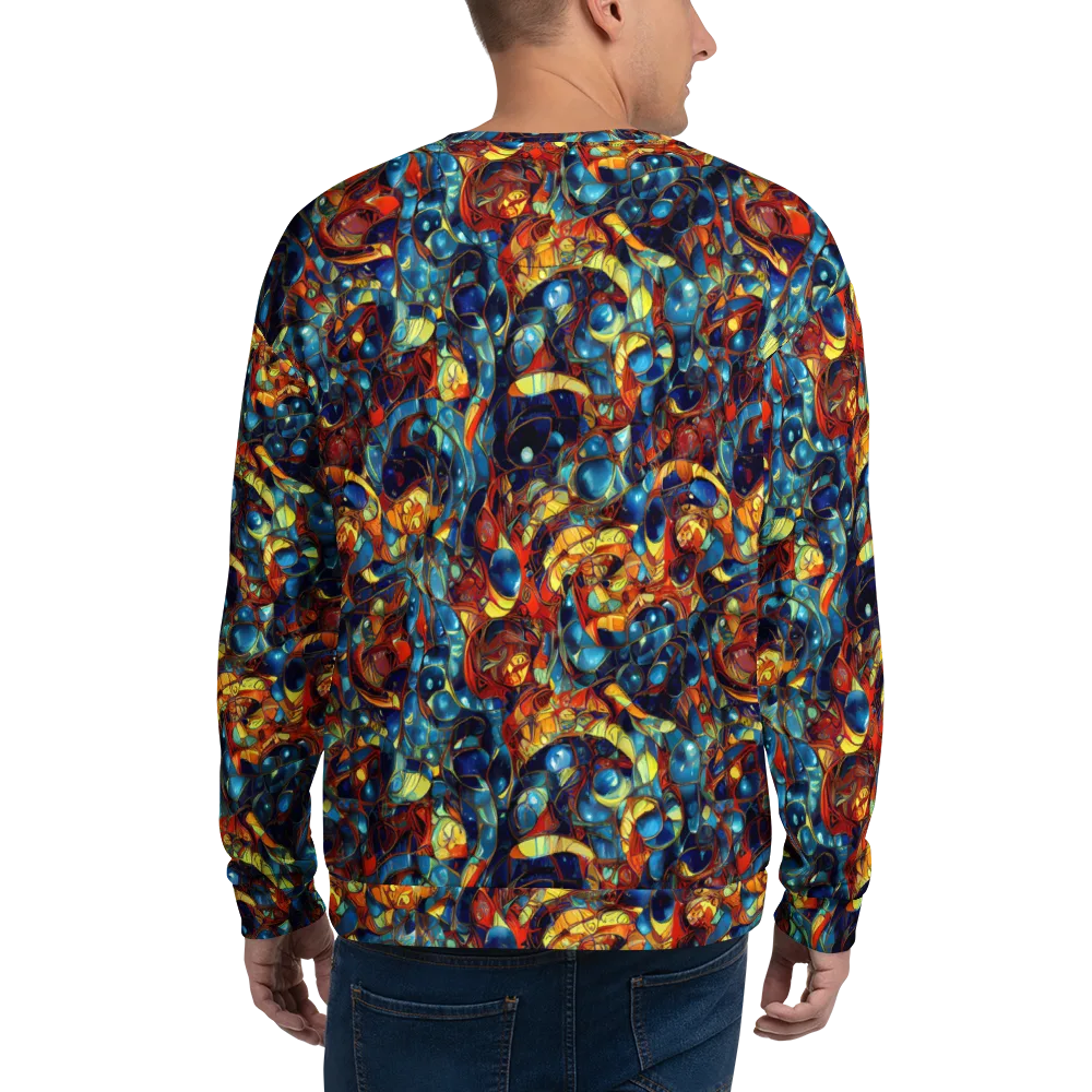 Sapphire Frenzy on Sweatshirt — Back