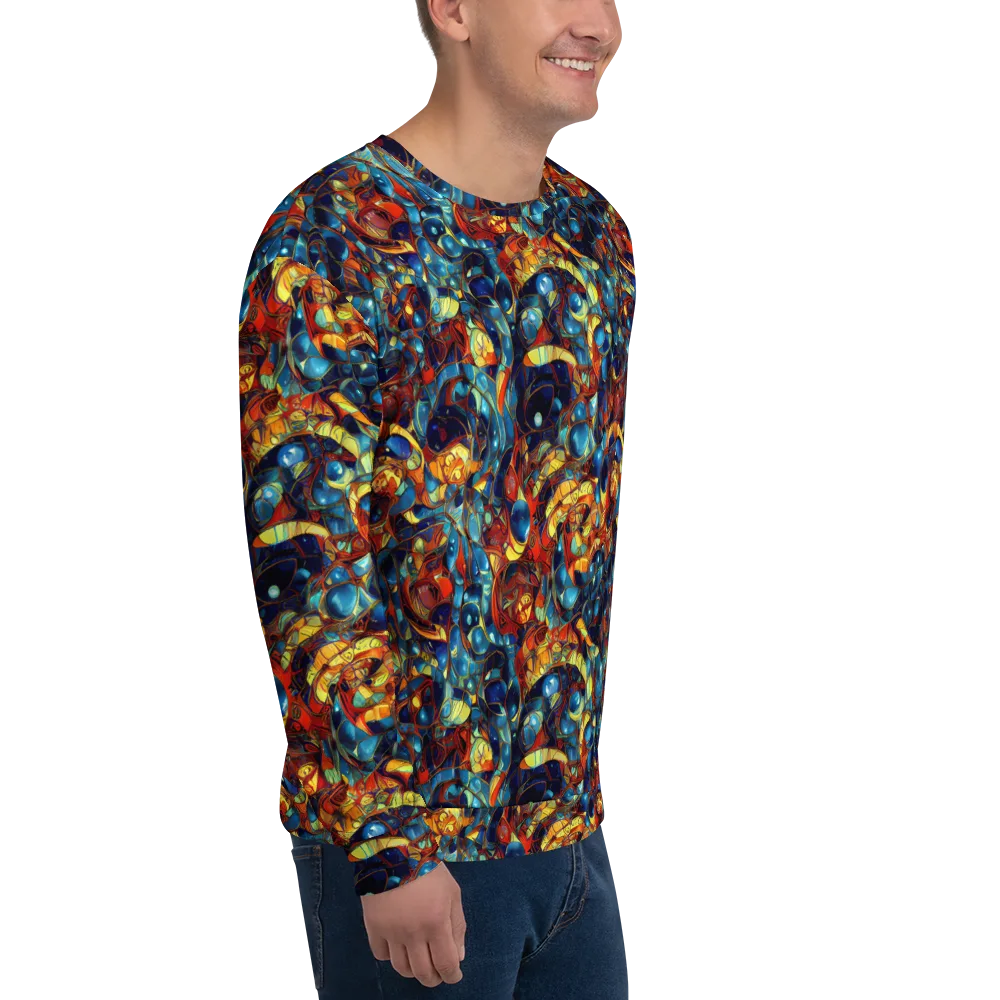 Sapphire Frenzy on Sweatshirt — Right Front