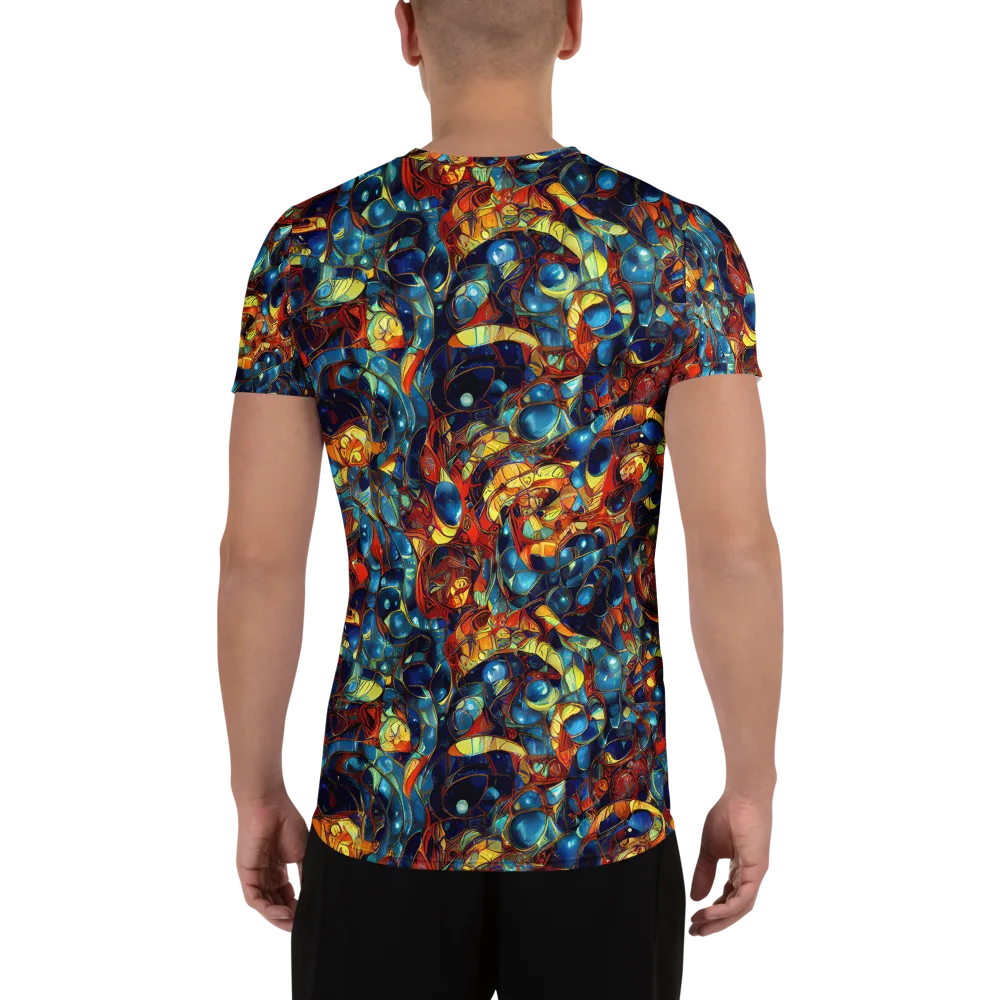 Sapphire Frenzy on Men's Athletic T-Shirt — Back