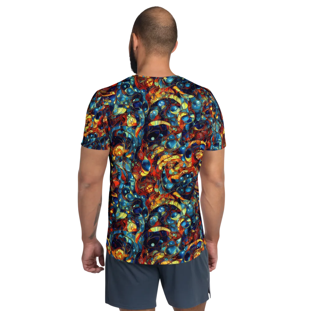 Sapphire Frenzy on Men's Athletic T-Shirt — Back