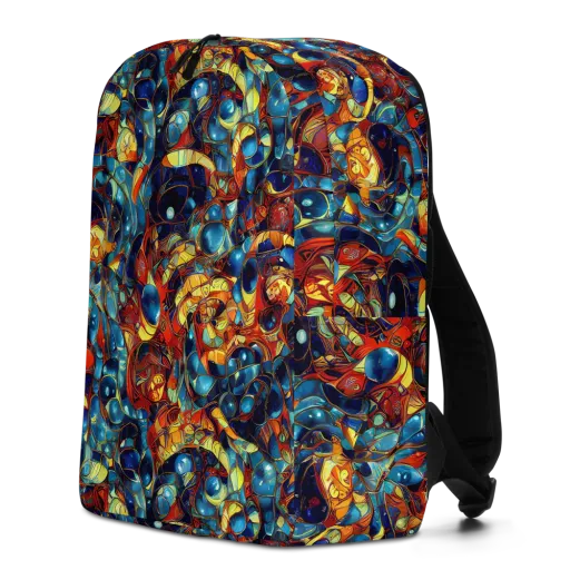Sapphire Frenzy on a Minimalist Backpack