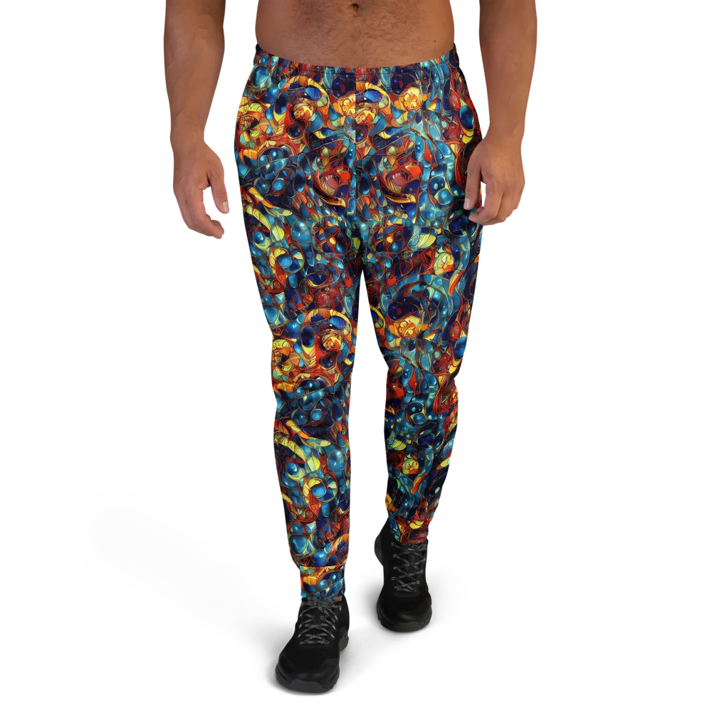 Sapphire Frenzy on Men's Joggers — Front