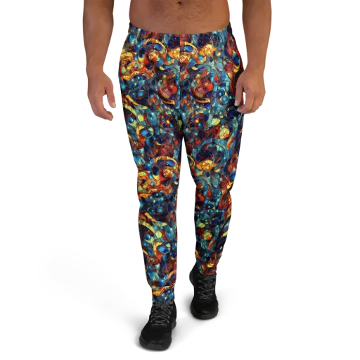Sapphire Frenzy on a Men's Joggers
