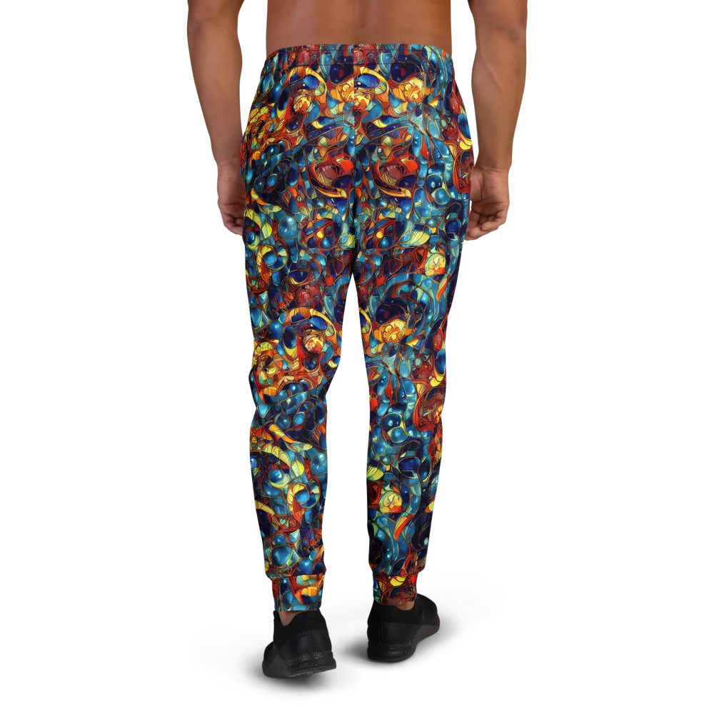 Sapphire Frenzy on Men's Joggers — Back