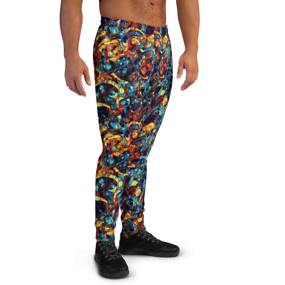Sapphire Frenzy on Men's Joggers — Right