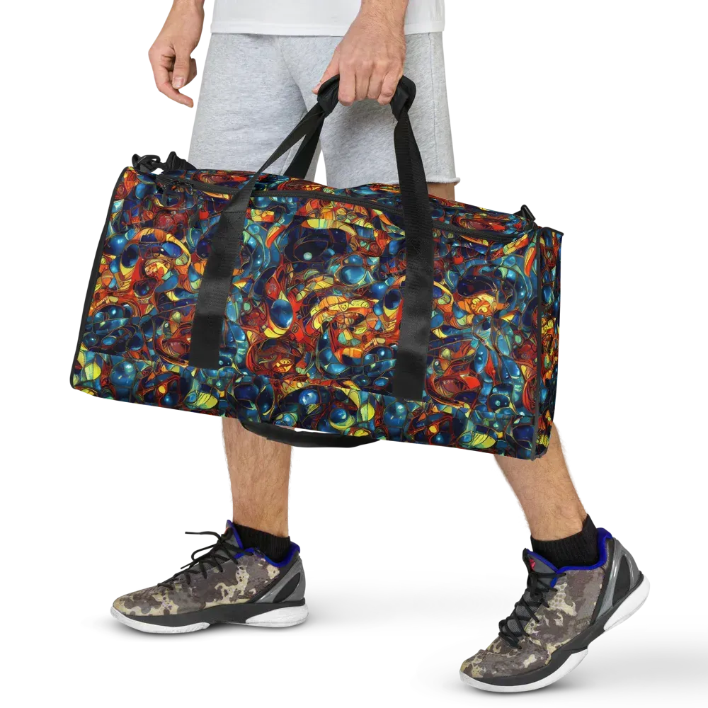 Sapphire Frenzy on Duffle Bag — Front