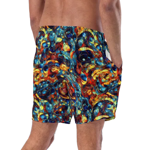 Sapphire Frenzy on a Swim Trunks