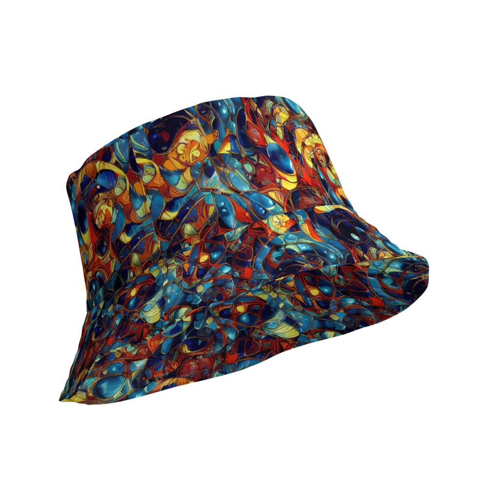 Sapphire Frenzy on Reversible Bucket Hat — Product details Outside